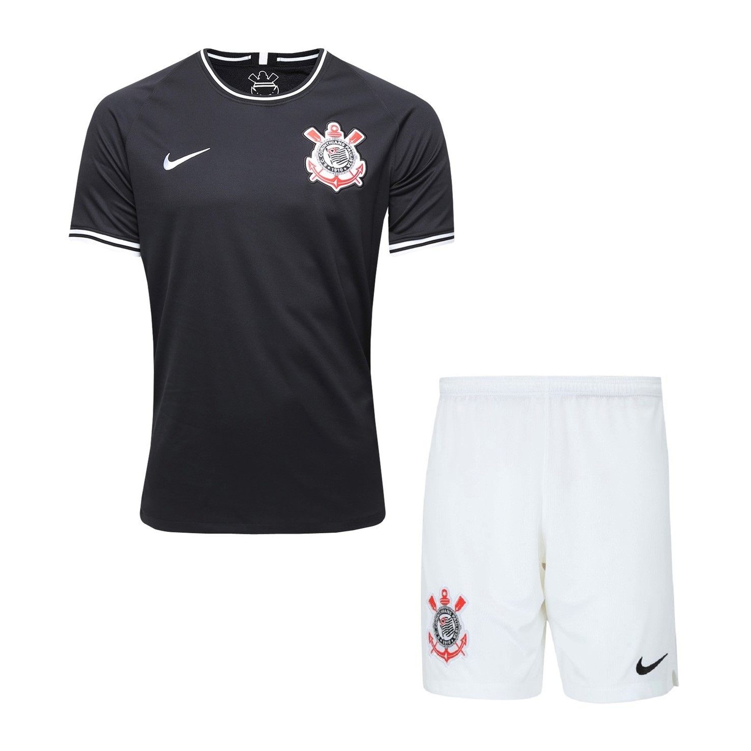 Camiseta Corinthians Paulista 2ª Niño 2019-2020 Negro